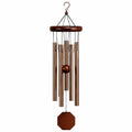 Campanillas de Viento para Exterior de Bronce y Madera 80cm