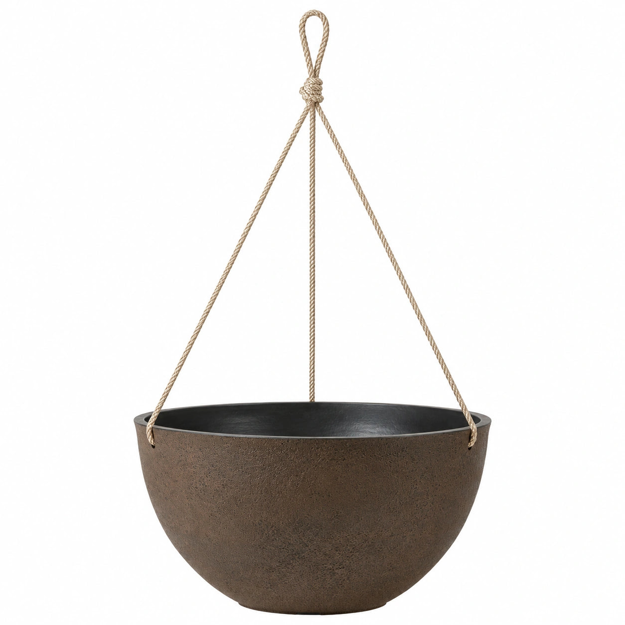 Maceta Colgante 20cm Marrón para Interior y Exterior