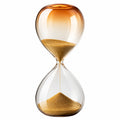 Reloj de Arena de Vidrio Ámbar Decorativo de 30 Minutos